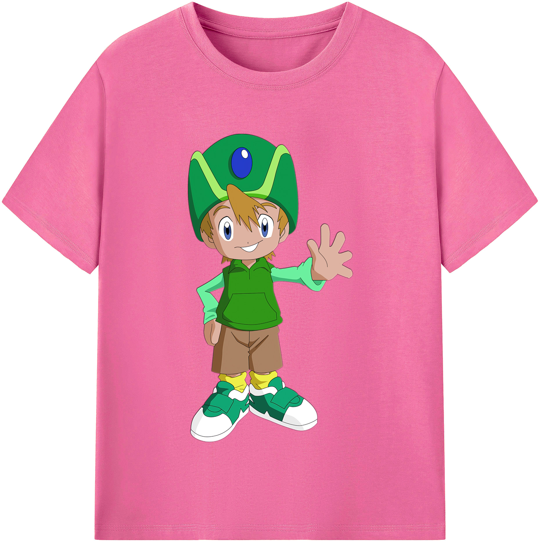 （画像用） Digimon デジタルモンスター/デジモン レディースカジュアルプリントTシャツ（綿100％）